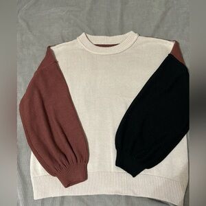 Women’s Large Multi Color Oversized Sweater